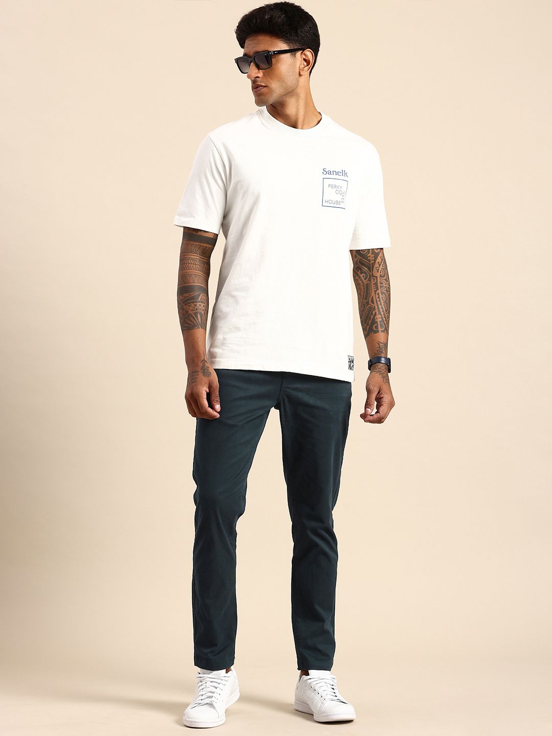 Being Human Men Classic Chinos Trousers