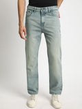 Bene Kleed Men Relaxed Fit Clean Look Heavy Fade Whiskers Pure Cotton Tinted Jeans