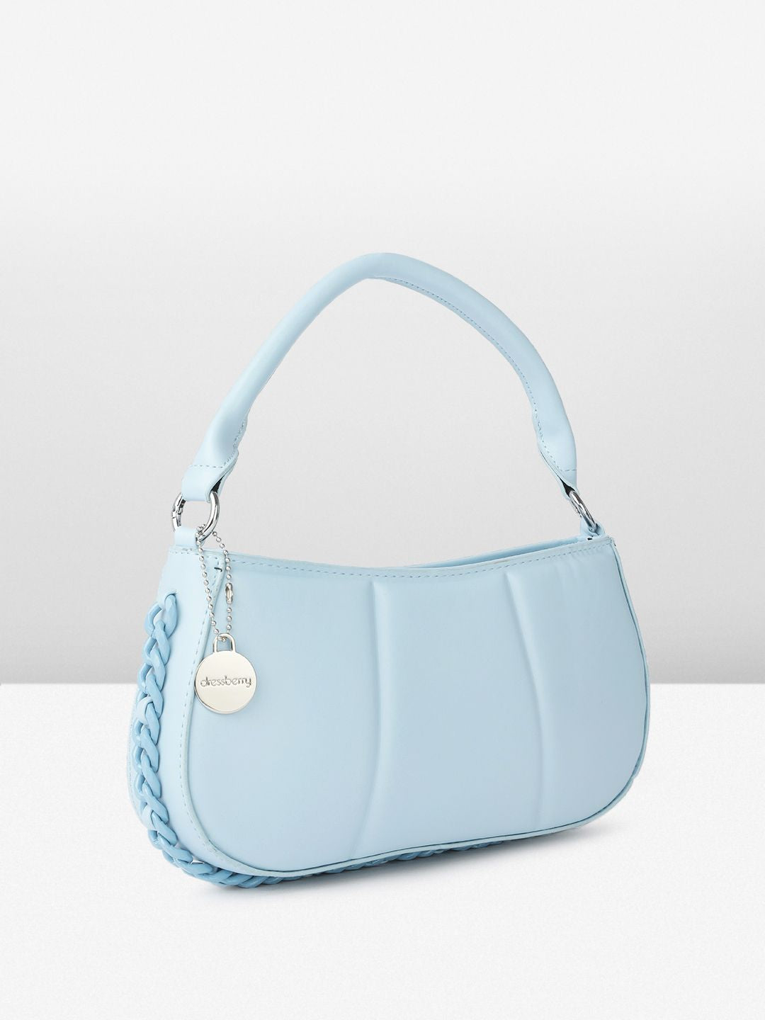 DressBerry Structured Quilted Handheld Bag