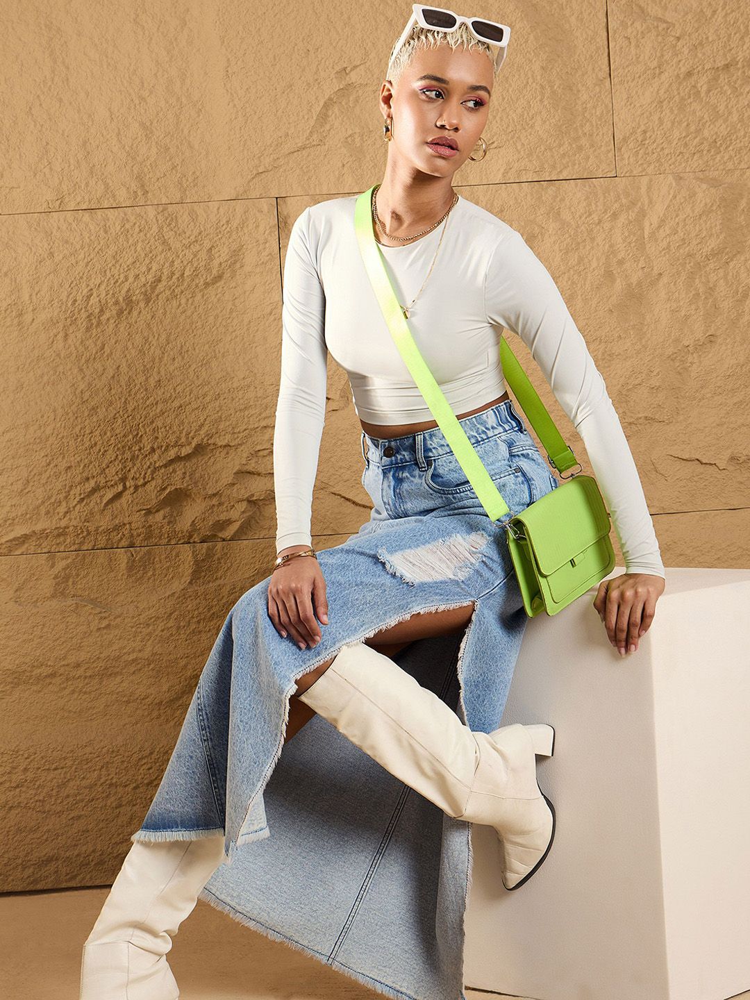 SASSAFRAS Straight Maxi Skirts