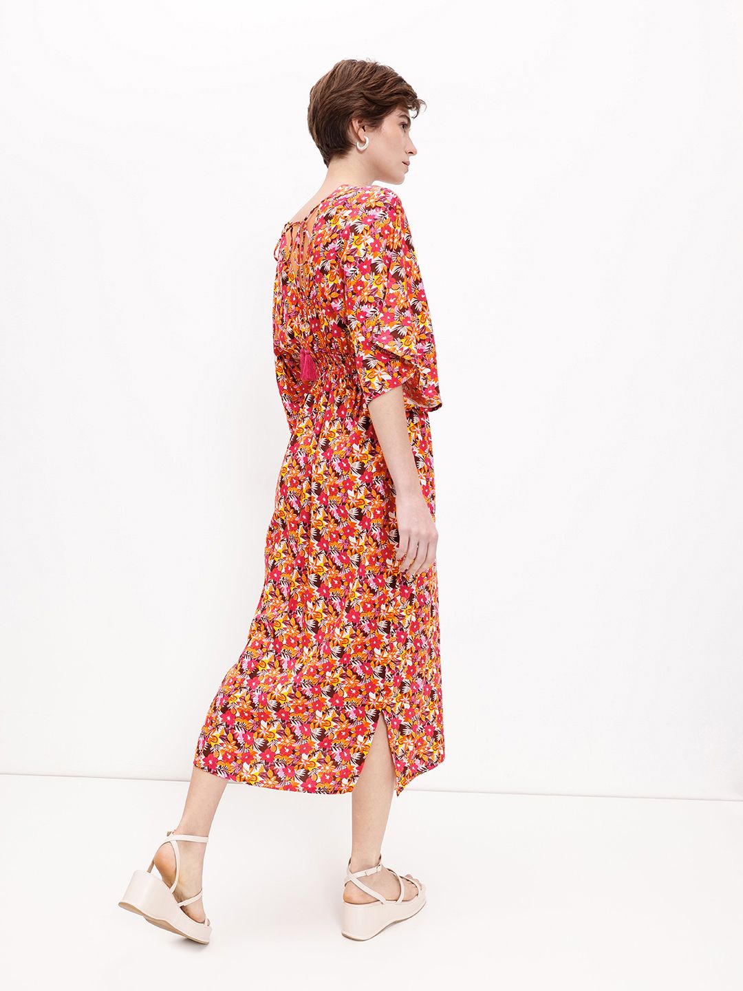 DressBerry Smock Waist Midi Dress