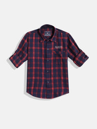 Monte Carlo Boys Checked Casual Smart Fit Shirt