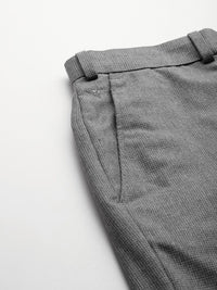 Park Avenue Men Checked Formal Trousers