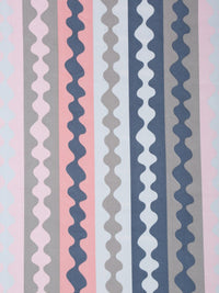 KLOTTHE Biru Abstrak Polycotton 300 TC Cadar King Halus dengan 2 Sarung Bantal-98 x 87 inci