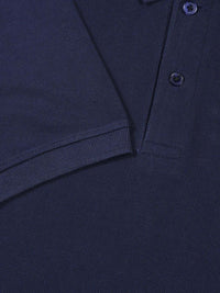 Thomas Scott Men Solid Polo Collar Cotton T-shirt