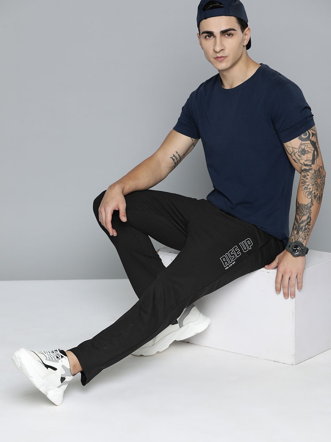 HRX by Hrithik Roshan Men Solid Track Pants