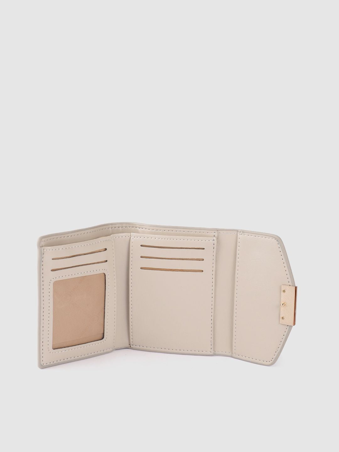 Lino Perros Women Croc Textured Three Fold Wallet