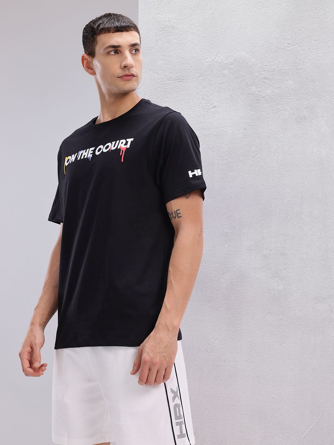 HRX by Hrithik Roshan Men Typography Printed T-shirt
