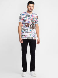 Being Human Typography Printed Round Neck T-shirt