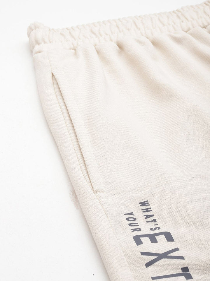 HRX by Hrithik Roshan Men Lifestyle Track Pants With Placement Typography