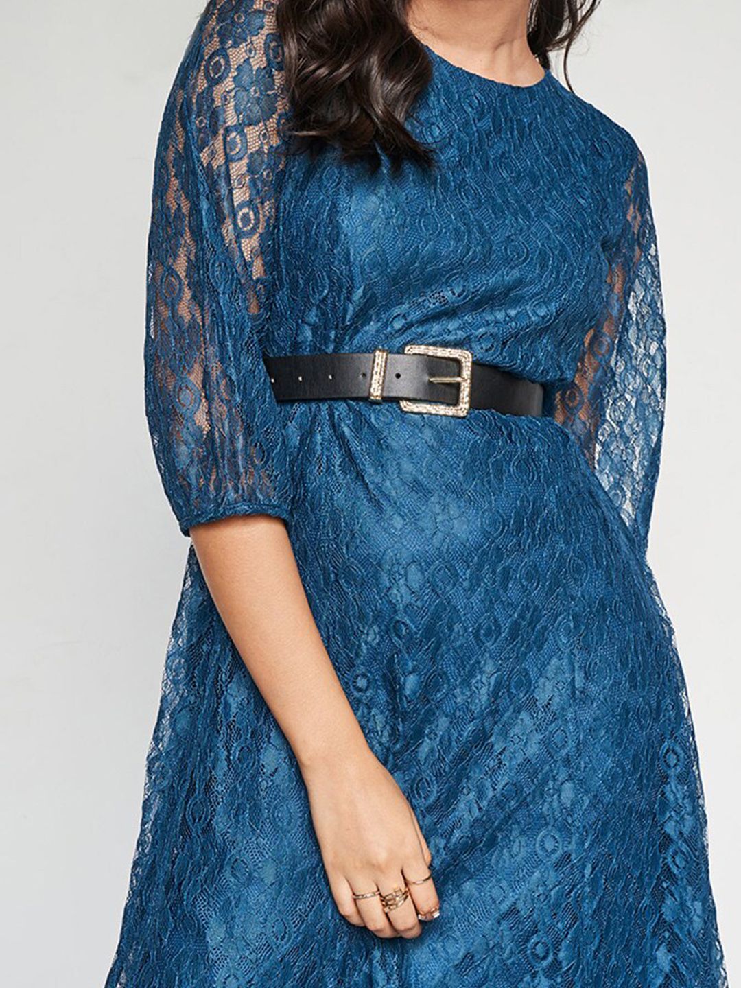 AND Self Design A-Line Dress