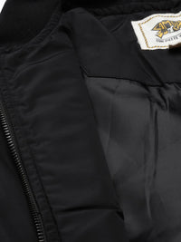 Campus Sutra Women Black& Maroon Colourblocked Windcheater Outdoor Bomber Jacket