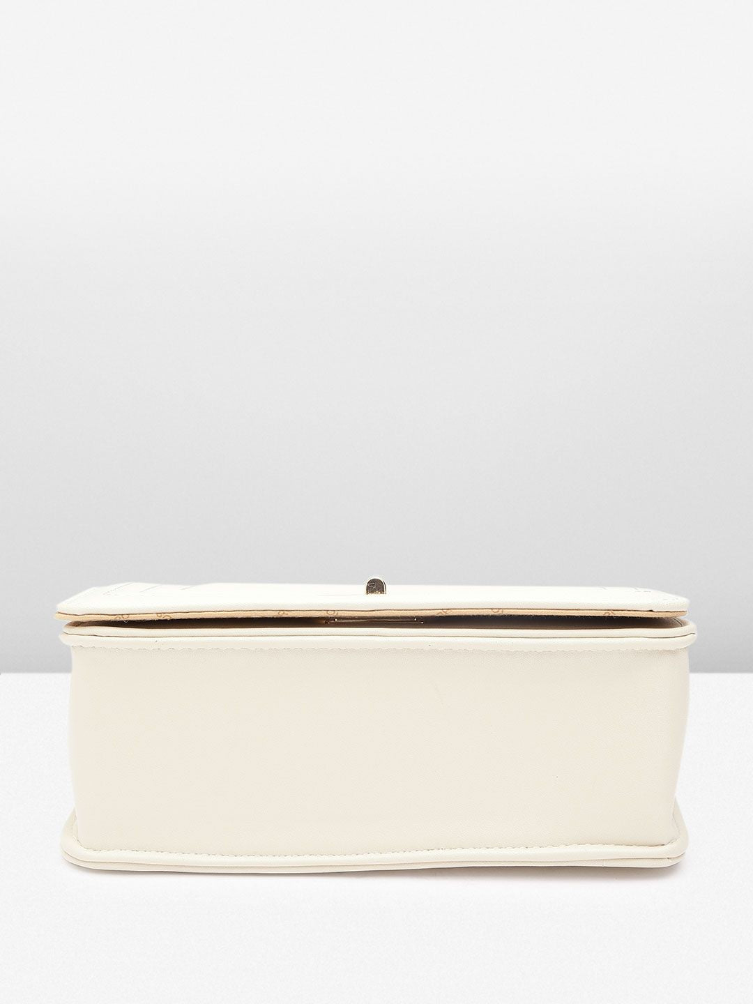 Lino Perros Structured Sling Bag with Quilted Detail