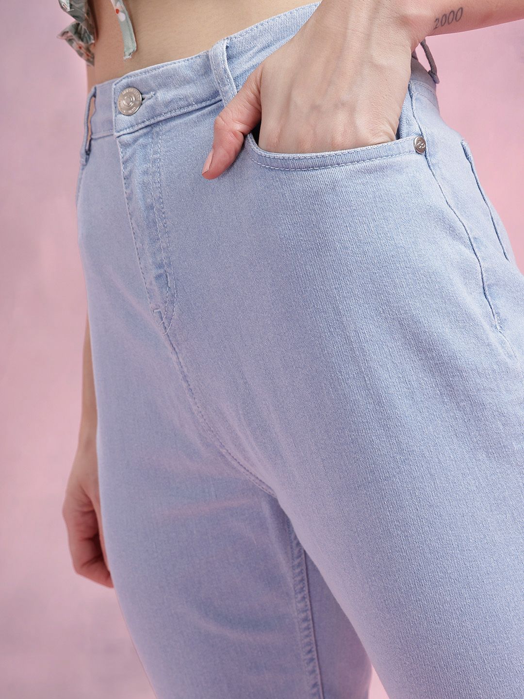DressBerry Women Mom Fit Jeans