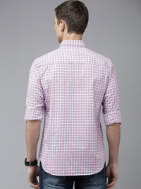 Park Avenue Pure Cotton Slim Fit Checked Casual Shirt