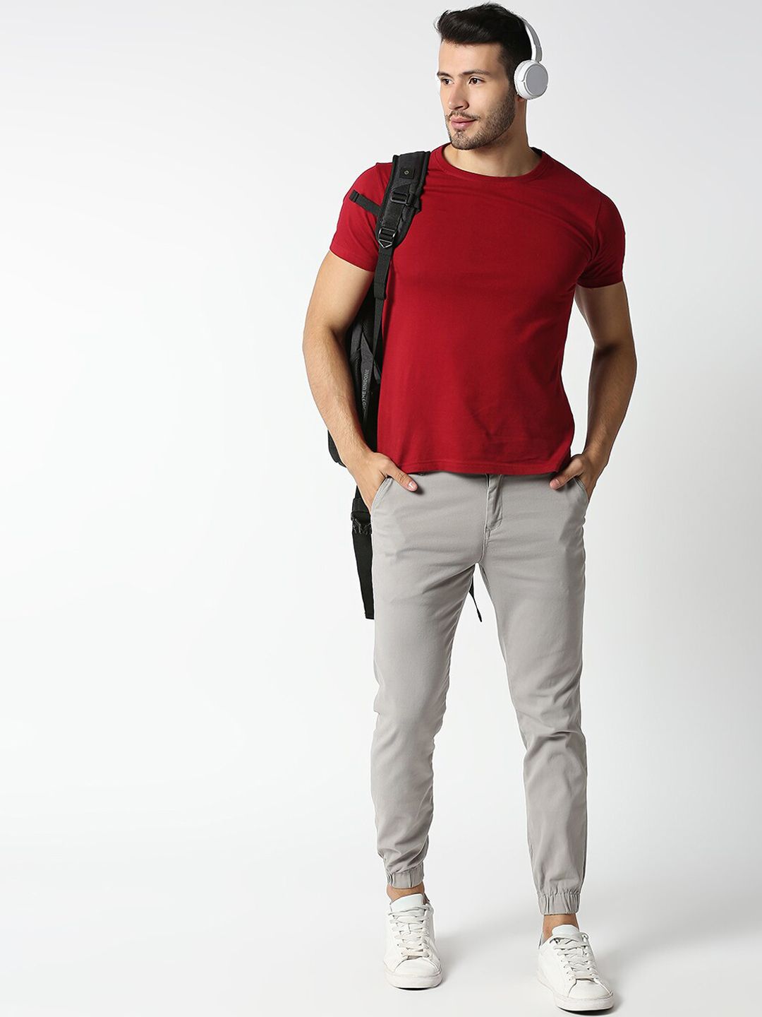 Thomas Scott Men Smart Slim Fit Easy Wash Joggers