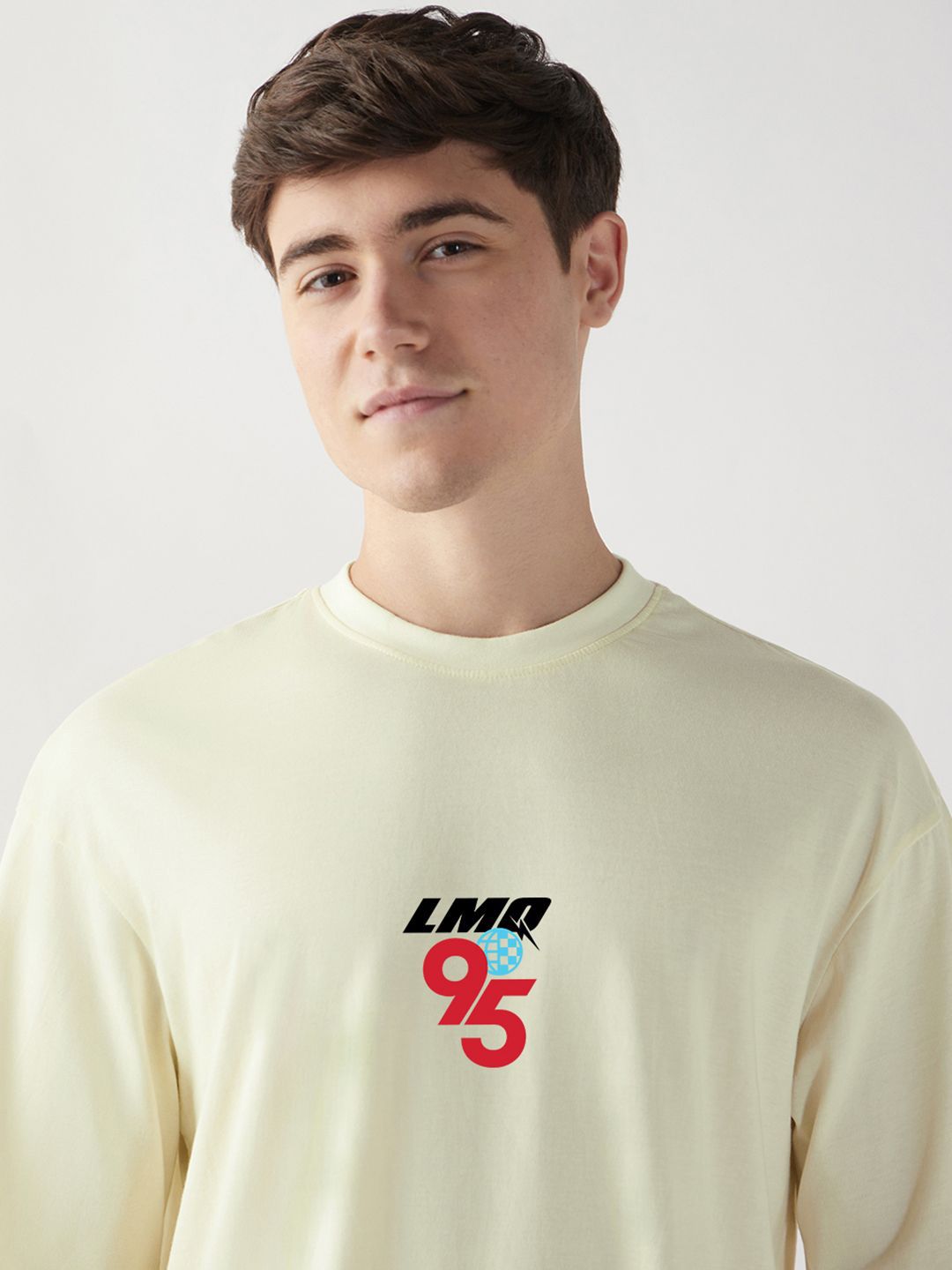 Bewakoof Men Cars Graphic Printed Round Neck Cotton Oversized T-shirt