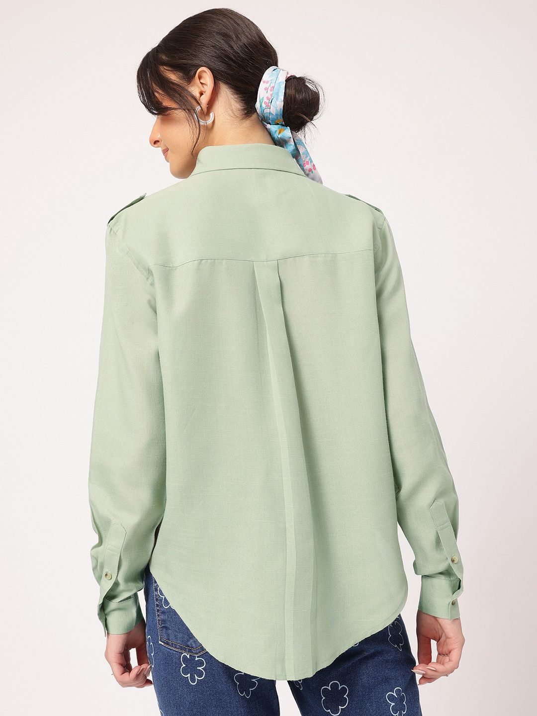 DressBerry Lounging Comfort Shirt with Pocket Detail