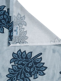 Moda Rapido X KLOTTHE Blue Floral 400 TC Single Bedsheet with 1 Pillow Covers