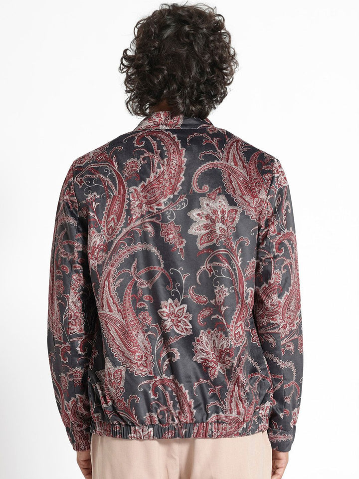 RARE RABBIT Men Dalia Tailored Fit Floral Printed Jacket