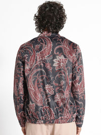RARE RABBIT Men Dalia Tailored Fit Floral Printed Jacket