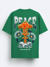 ADRO Men Graphic Printed Round Neck Cotton Oversized T-Shirt