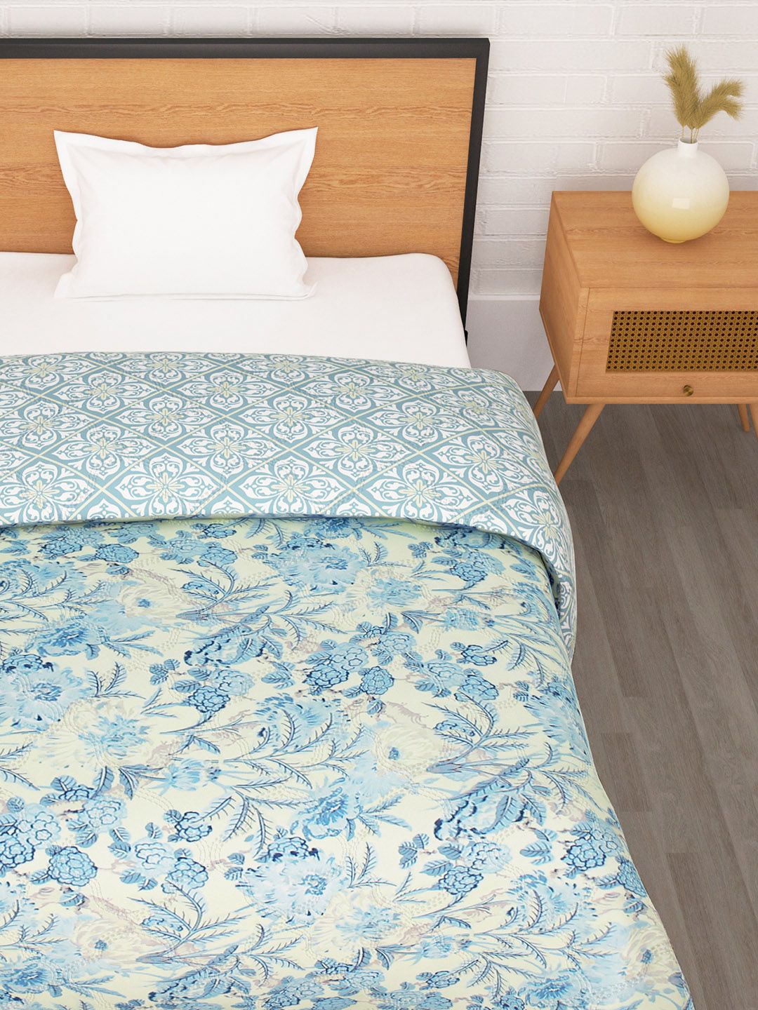 Story@home Printed Ac Room 180GSM Reversible Single Bed Comforter