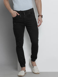 Garage CO Lelaki India Hitam Slim Seluar jeans