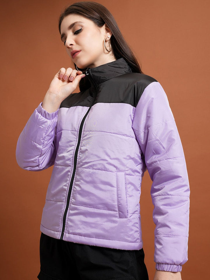 Tokyo Talkies Colourblocked Puffer Jacket