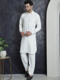 Jompers Regular Shirt Collar Kurta with Salwar