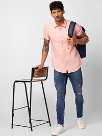 SPYKAR Men Tapered Fit Low Distress Light Fade Stretchable Jeans
