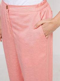 Global Desi Women Straight Fit Parallel Trousers
