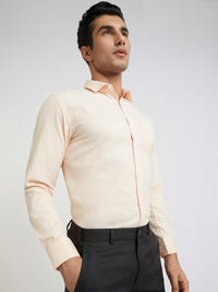 Park Avenue Men Slim Fit Check Self-Design Formal Shirt