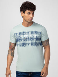 SPYKAR Men Typography Printed Slim Fit T-shirt