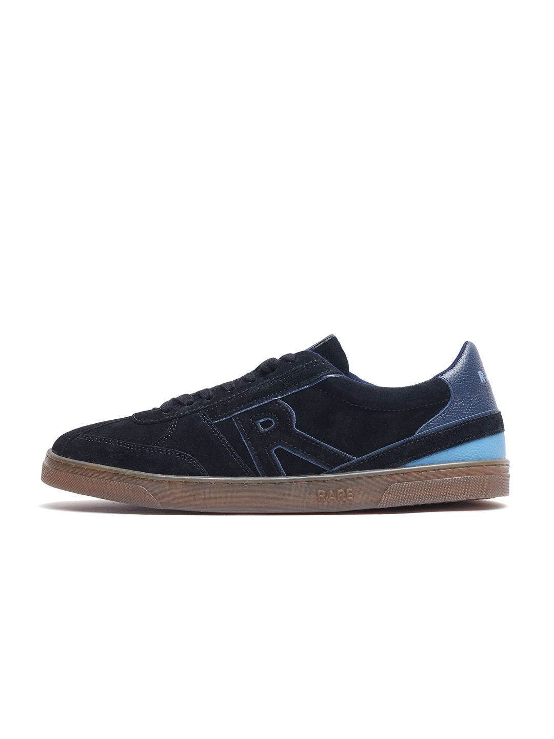 RARE RABBIT Men Duai Black Colourblocked Sneakers