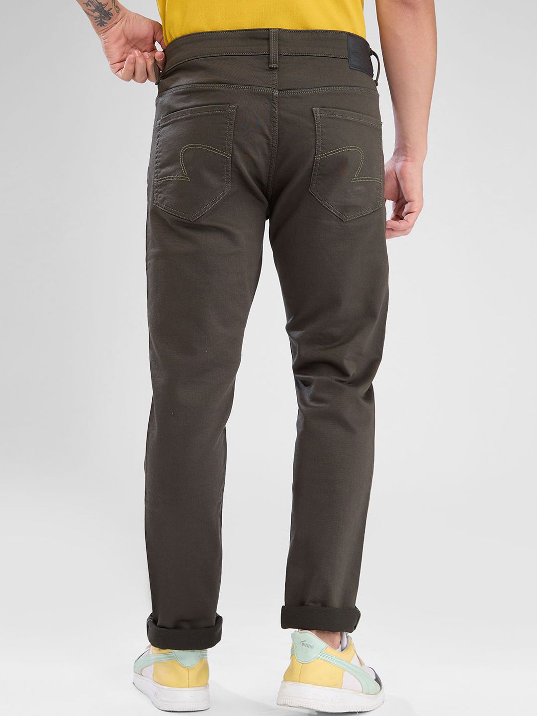 SPYKAR Men Mid Rise Clean Look Stretchable Jeans
