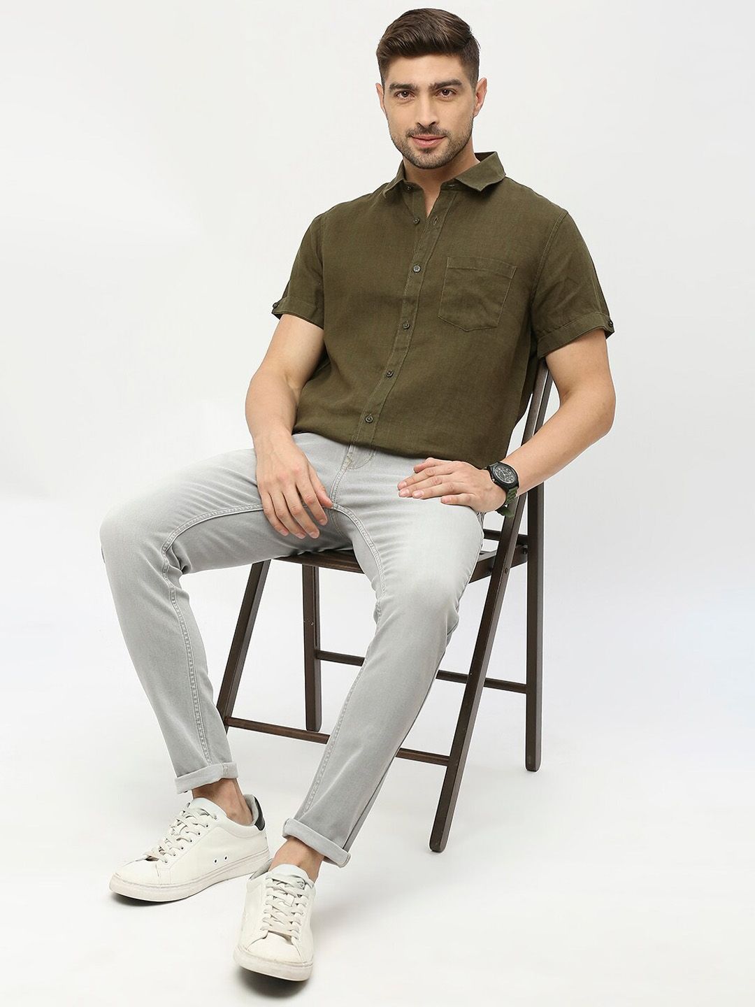 SPYKAR Men Super Skinny Fit Low-Rise Light Fade Stretchable Jeans