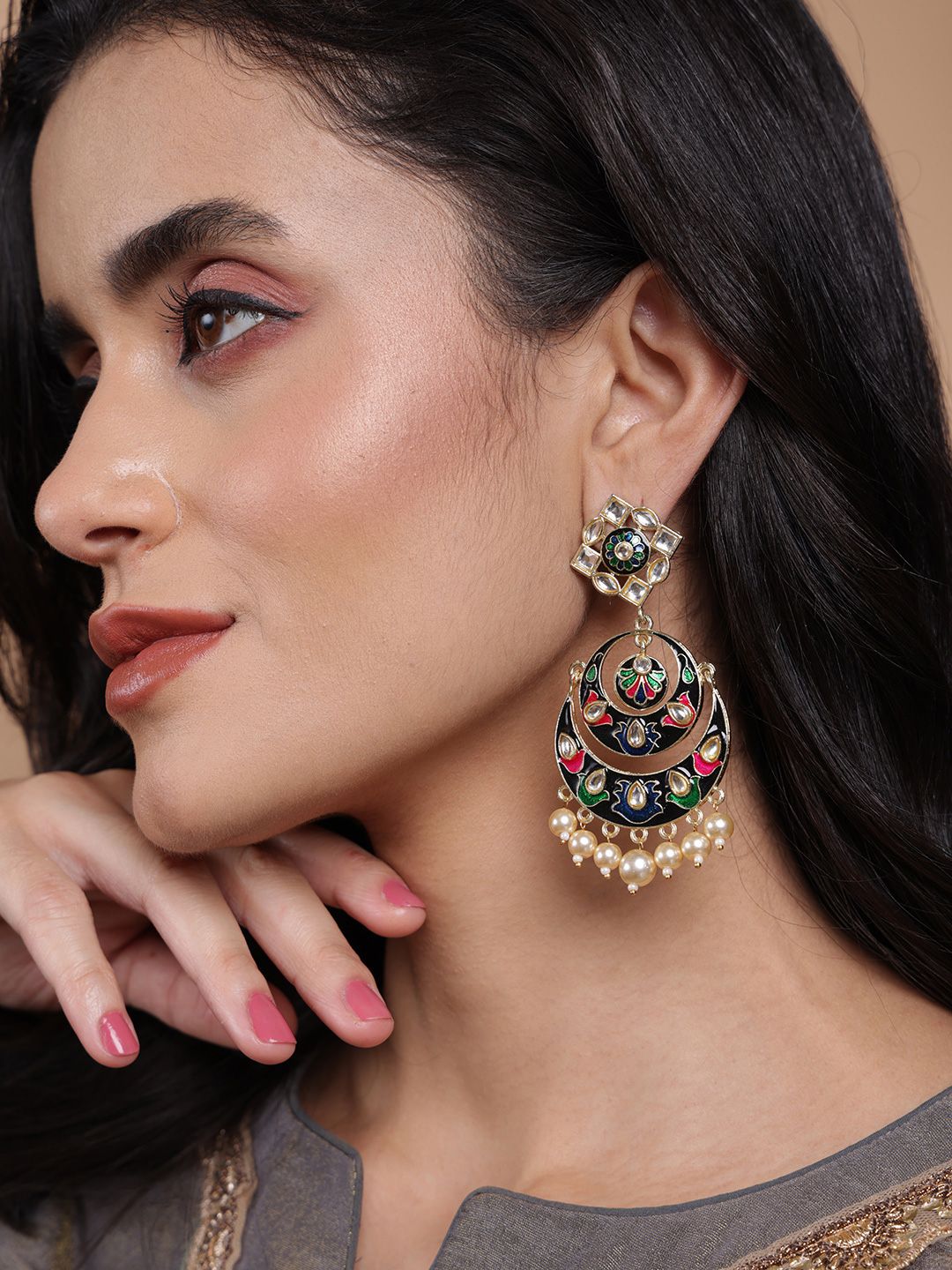 Anting-anting Drop Kontemporari Anouk