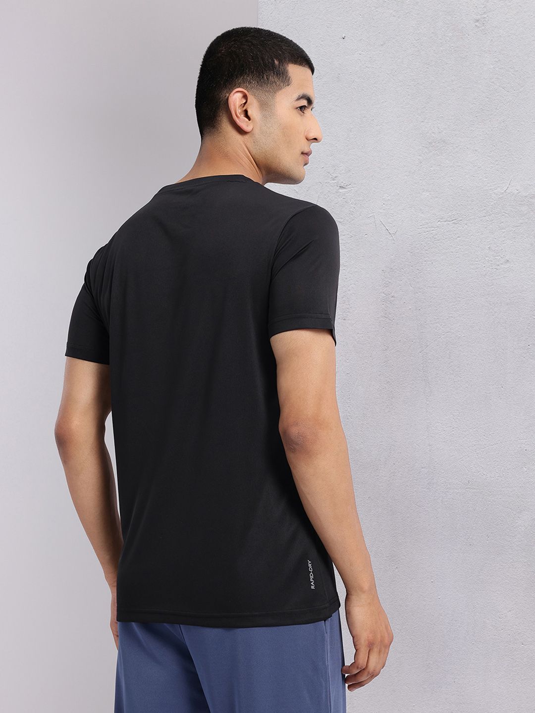 HRX by Hrithik Roshan Typography Printed Rapid-Dry Training T-shirt