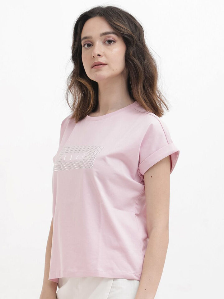 RAREISM Women Embellished Extended Sleeves T-shirt