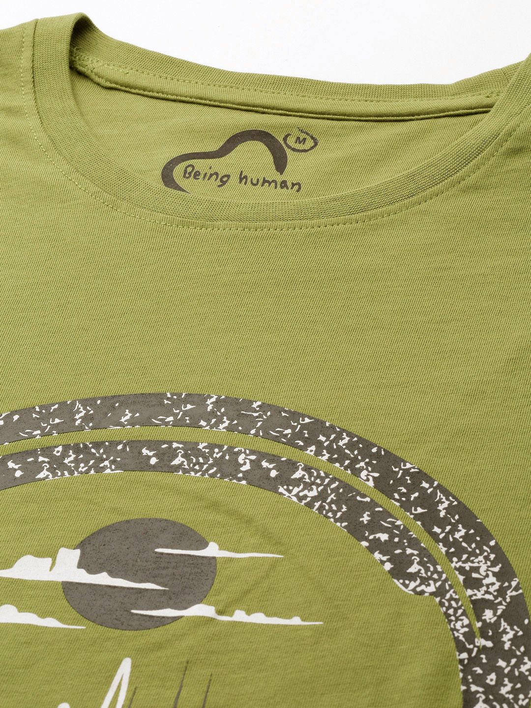 Being Human Printed Pure Cotton T-shirt