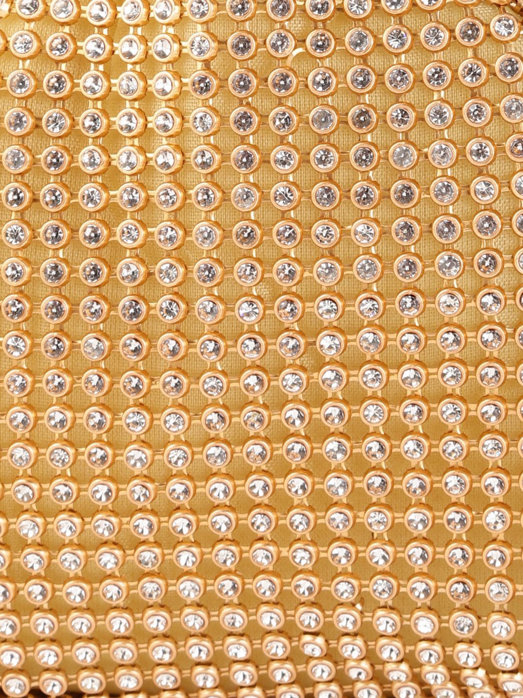 Lino Perros Gold-Toned Embellished Potli Clutch