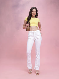 DressBerry Women Bootcut Mid-Rise Stretchable Jeans