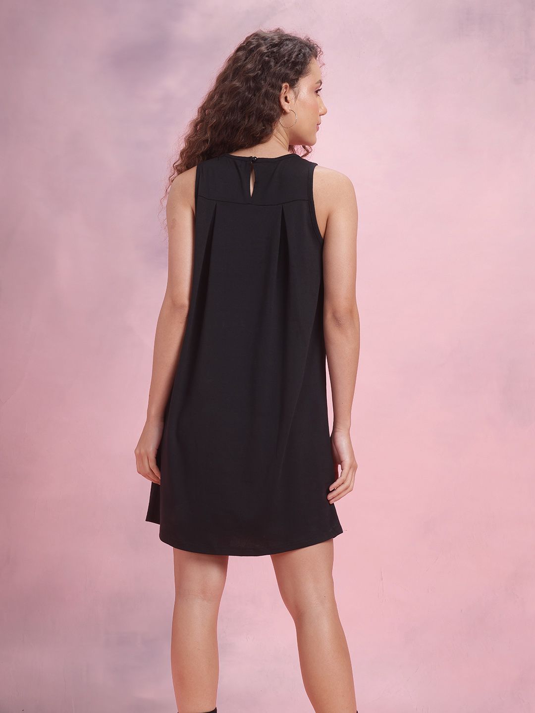 DressBerry Pleated A-Line Dress
