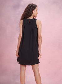 DressBerry Pleated A-Line Dress