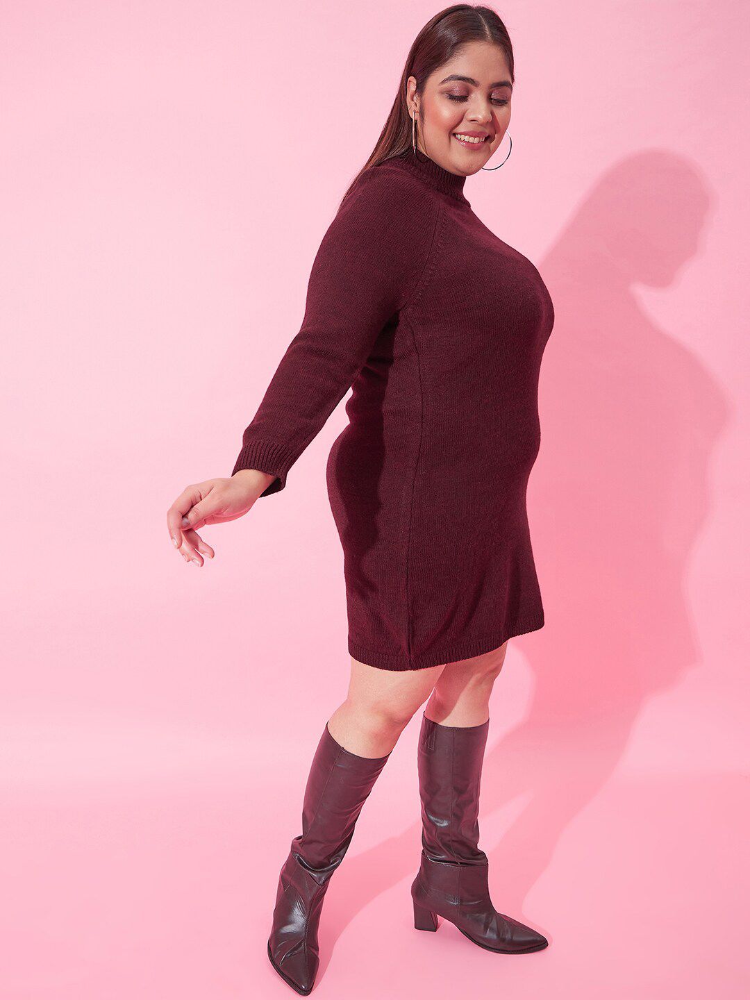 CURVY STREET Sheath Acrylic Dress