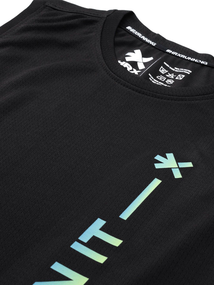 HRX by Hrithik Roshan Women Printed Rapid-Dry Running Crop T-shirt