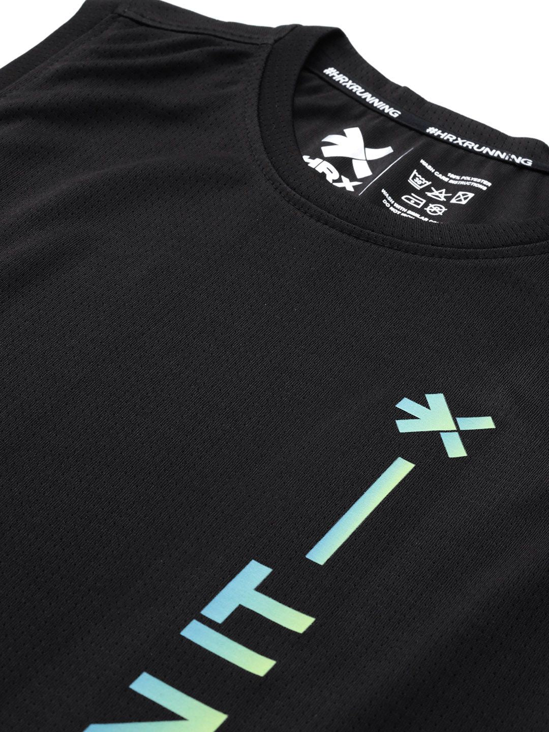 HRX by Hrithik Roshan Women Printed Rapid-Dry Running Crop T-shirt