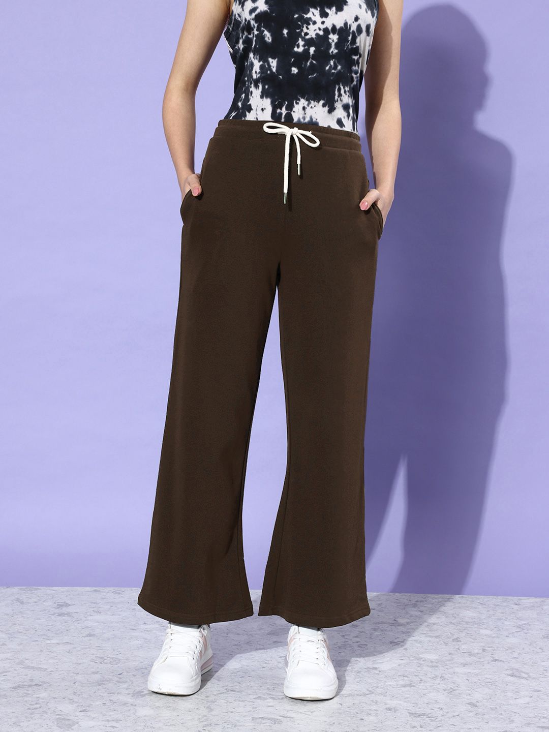 DILLINGER Women Solid Relaxed Fit Track Pant