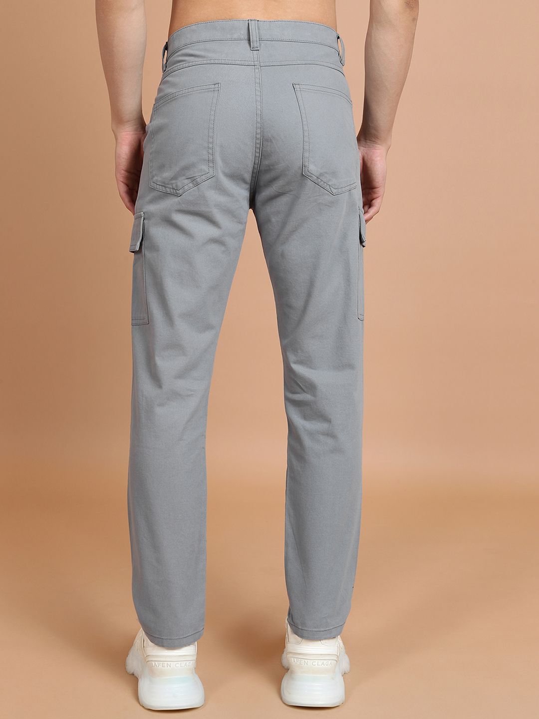 Lelaki Highlander Tapered Fit Fit Mid-Rise Cotton Cargo Tulen